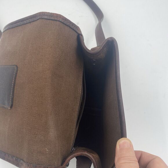 Vintage Brighton Leather Pebbled Brown Croc Embossed Shoulder Bag Purse - Picture 11 of 15